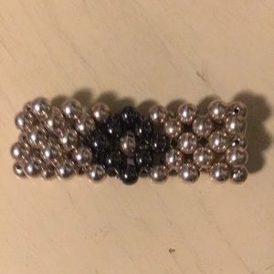 Beautiful sterling silver bead bracelet